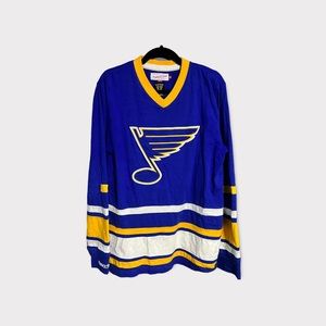 Mitchell & Ness 1st Period Line Change St. Louis Blues Sweater